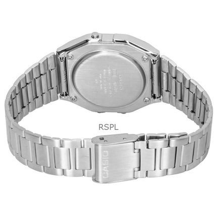 Montre Casio Vintage Digital Quartz en acier inoxydable A158WEA-9 unisexe