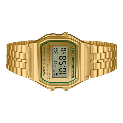 Montre unisexe Casio Vintage Digital Gold Tone Dial Quartz A158WEGV-9A