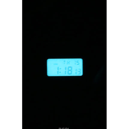 Montre Casio Vintage numérique en acier inoxydable avec bracelet à quartz A168WA-3A pour homme