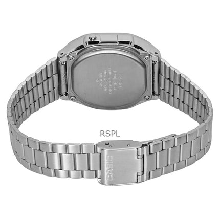 Casio Vintage Digital Bracelet en acier inoxydable Quartz A168WA-8 Montre unisexe