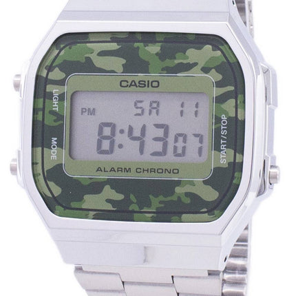 Casio rétro Digital Camouflage alarme Chrono A168WEC-3EF montre unisexe