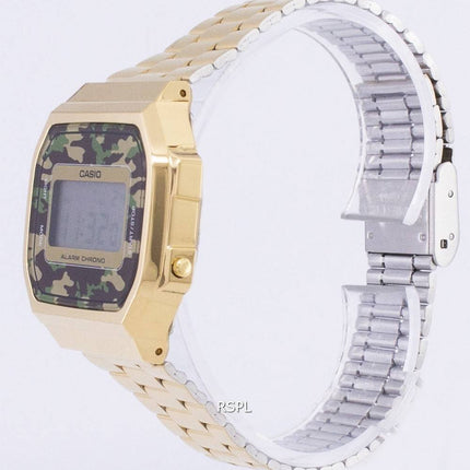 Casio rétro Digital Camouflage alarme Chrono A168WEGC-3EF montre unisexe