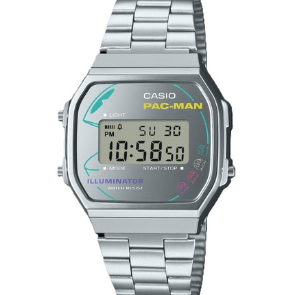 Montre unisexe Casio Vintage Digital PAC-MAN Collaboration Quartz A168WEPC-7A