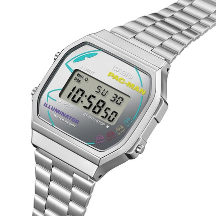 Montre unisexe Casio Vintage Digital PAC-MAN Collaboration Quartz A168WEPC-7A