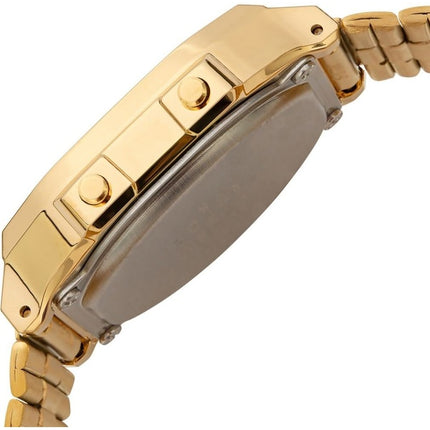 Casio Digital alarme Chrono acier inoxydable A168WG-9WDF A168WG-9W montre unisexe