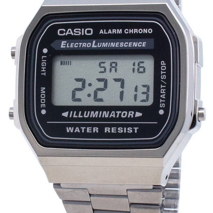 Montre unisexe à électro-luminescence Casio A168WGG-1A