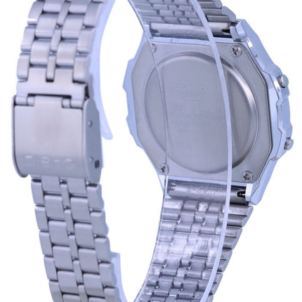 Casio A171 Vintage Acier Inoxydable Résine Numérique A171WE-1A A171WE-1 Montre Unisexe