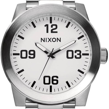 Montre Nixon le caporal SS Quartz cadran blanc A346-100-00 homme