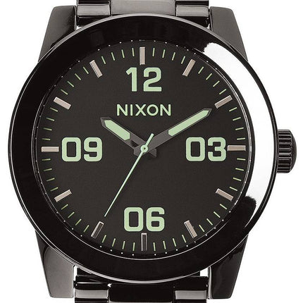 Nixon caporal SS poli Gunmetal A346-1885-00 montre homme