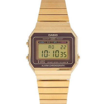 Montre Casio Youth Vintage A700WG-9A avec alarme à quartz pour homme