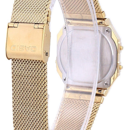 Casio Youth Vintage Gold Tone Acier Inoxydable Numérique A700WMG-9A Montre Unisexe