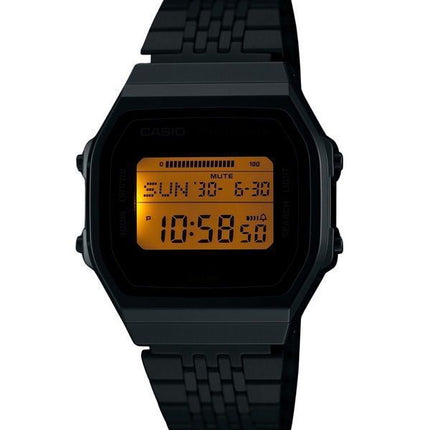 Montre unisexe Casio Vintage Digital Smartphone Link en acier inoxydable à quartz ABL-100WE-1A