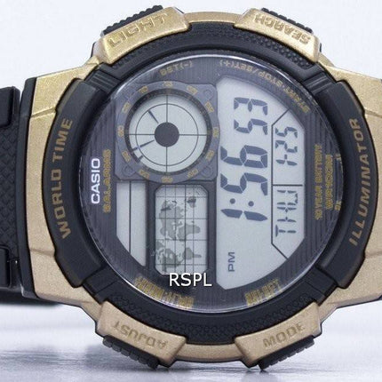 Montre Casio Illuminator monde temps alarme AE-1000W-1A3V AE1000W-1A3V hommes