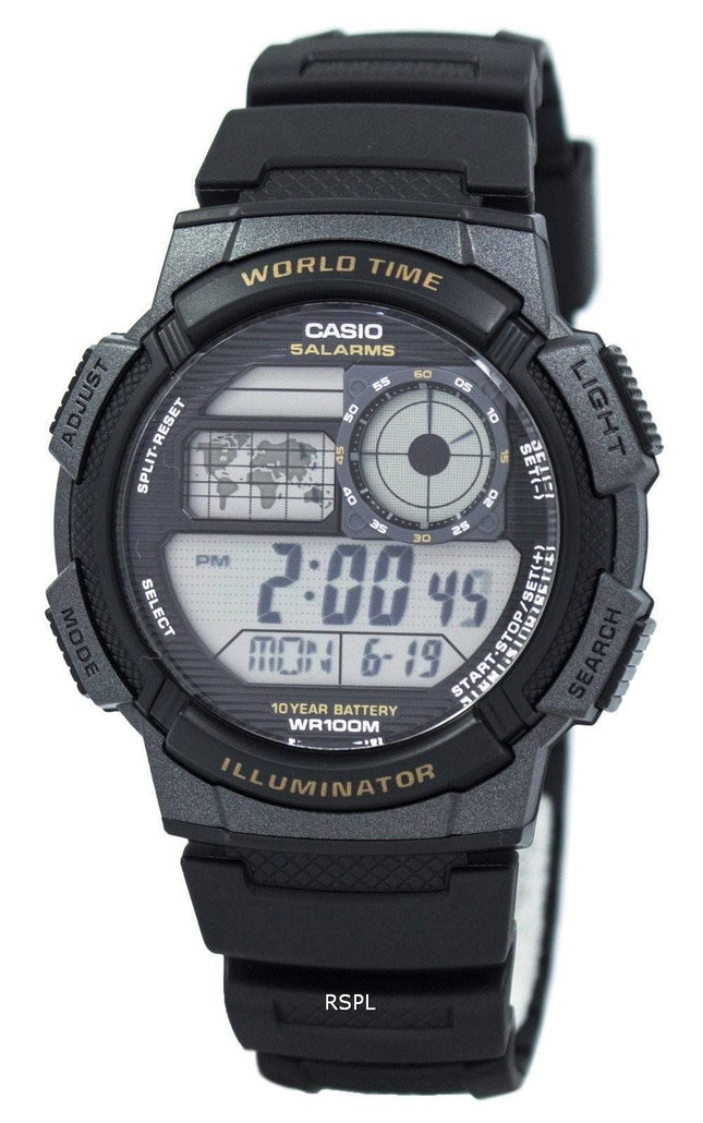 Montre Casio jeunesse digimonde temps AE-1000W-1AV masculine