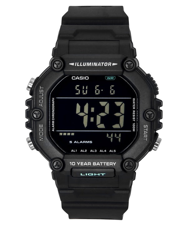 Montre Casio Digital Quartz AE-1600HX-1BV 100M Unisexe à bracelet extra long