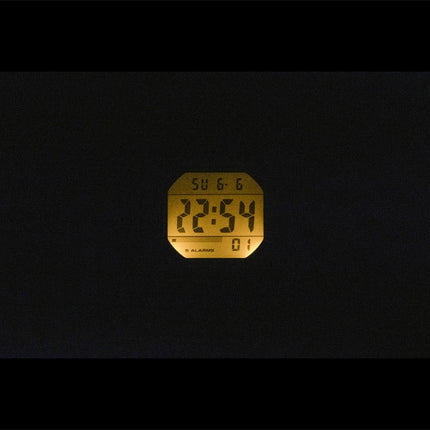 Montre Casio Digital unisexe à bracelet en résine extra long, quartz AE-1600HX-3AV, étanche à 100 m