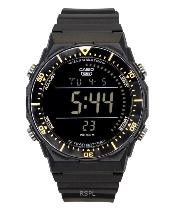 Montre homme Casio multifonctionnelle numérique à quartz AE-1700H-1BV avec bracelet en résine et étanchéité 100 m