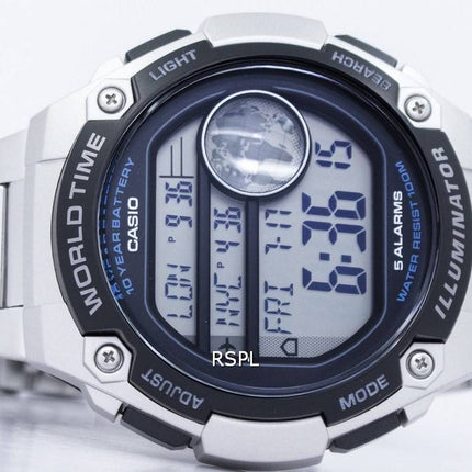 Casio jeunesse illuminateur World Time Digital AE-3000WD-1AV AE3000WD-1AV montre homme