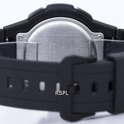 Montre Casio World Time alarme analogique numérique AEQ-100W-1AV masculine