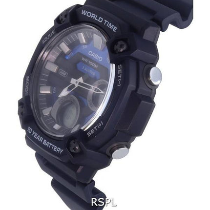 Casio Sports Cadran numérique analogique Quartz AEQ-120W-2A AEQ120W-2 100M Montre pour homme