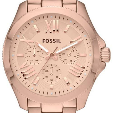 Fossiles Cecile multifonction Rose Gold Tone montre AM4511 féminin