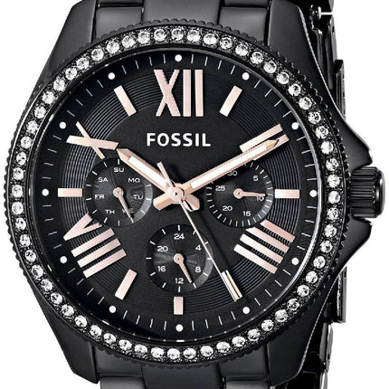 Fossiles Cecile des cristaux de Quartz multifonction AM4522 Women Watch