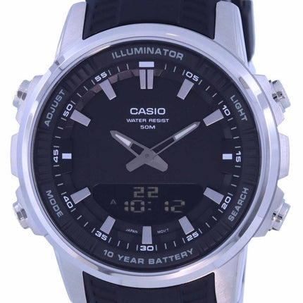 Montre pour homme Casio Enticer World Time Telememo analogique numérique AMW-880-1A AMW880-1