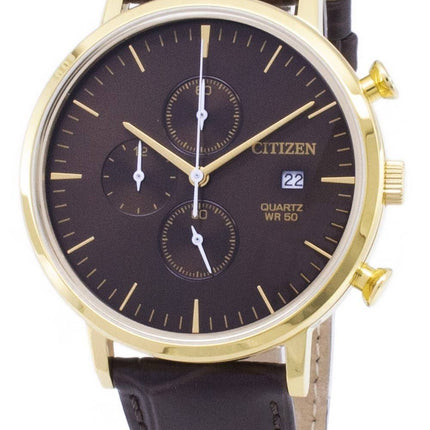 Citizen Chronographe AN3612-09X Montre Homme Quartz Analogique