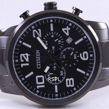 Montre IP noir Citizen Quartz chronographe AN8055-57E homme