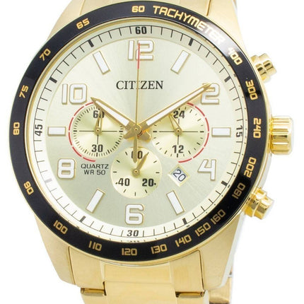 Montre Citizen AN8163-54P tachymètre à quartz pour hommes