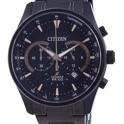 Montre Citizen chronographe Ã  cadran noir Ã  quartz AN8195-58E 100M pour homme