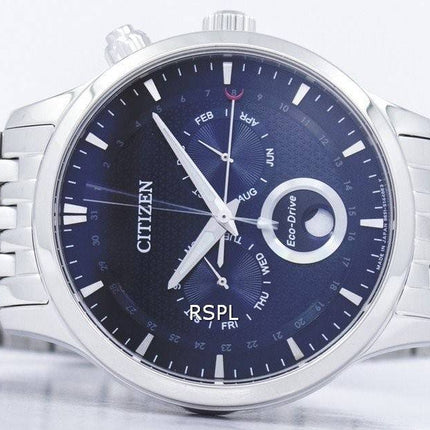 Citizen Eco-Drive Moon Phase Japon a AP1050 - 56L montre homme