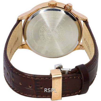 Citizen Eco-Drive Phase de Lune Multifonction Cadran Noir AP1059-19E HORS Montre Homme