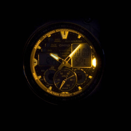 Chronographe Casio World temps analogique numérique AQ-190WD-1AV AQ190WD-1AV montre homme