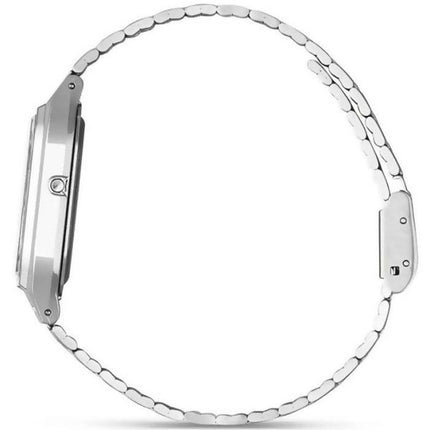 Montre Casio Vintage analogique numérique à cadran bleu à quartz AQ-230A-2A2 pour femme