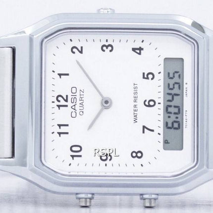 Casio Vintage Dual Time analogique Quartz numérique AQ-230 a-7BMQ AQ230A-7BMQ montre homme