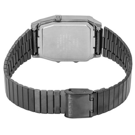 Casio Vintage analogique numérique en acier inoxydable cadran saumon Quartz AQ-800ECGG-4A montre unisexe