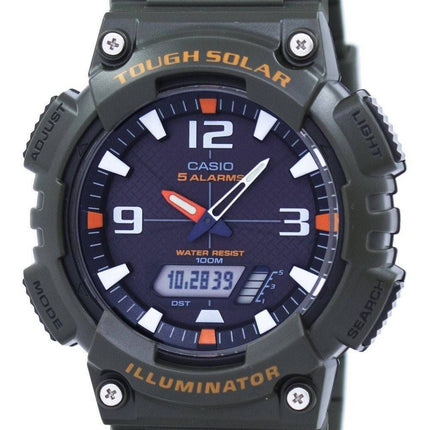 Montre Casio Illuminator alarme solaire dure analogique numérique AQ-S810W-3AV hommes