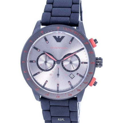 Emporio Armani Mario Chronographe Cadran Gris Quartz AR11392 Montre Homme fr
