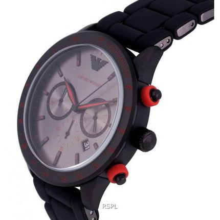 Emporio Armani Mario Chronographe Cadran Gris Quartz AR11392 Montre Homme fr