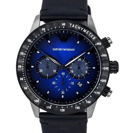 Emporio Armani Chronographe Acier Inoxydable Cadran Bleu Quartz AR11522 Montre Homme fr
