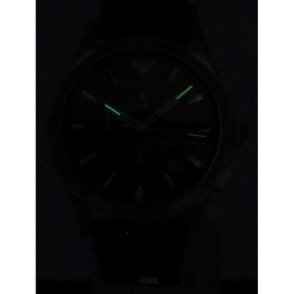 Montre Emporio Armani Paolo chronographe cadran noir quartz AR11530 pour homme
