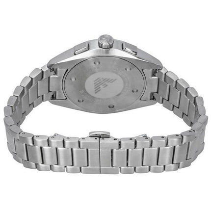 Montre pour homme Emporio Armani Claudio chronographe en acier inoxydable cadran bleu Quartz AR11541