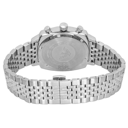 Montre homme Emporio Armani Chronographe Acier inoxydable Cadran bleu Quartz AR11688