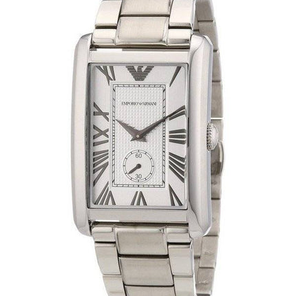 Emporio Armani classique Rectangle forme fermoir AR1607 montre homme