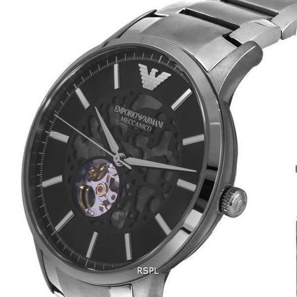 Emporio Armani Renato Acier Inoxydable Cadran Squelette Automatique AR60055 Montre Homme