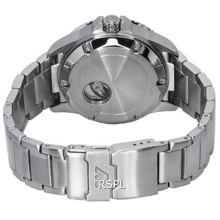 Emporio Armani Meccanico Acier Inoxydable Cadran Bleu Automatique AR60059 100M Montre Homme