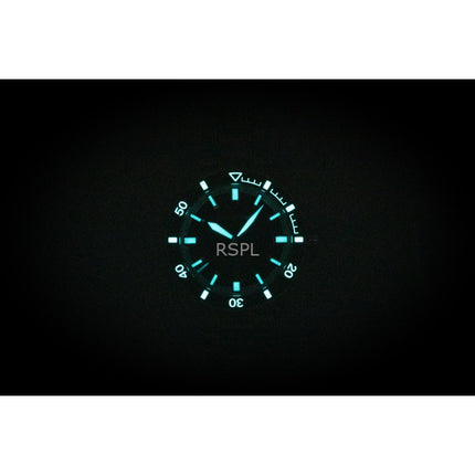 Montre homme Emporio Armani Sea Explorer en acier inoxydable, cadran bleu, automatique, étanche à 200 m (AR60087).