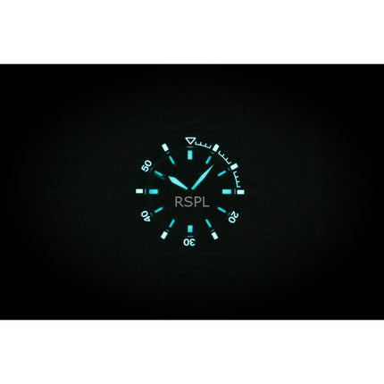 Montre homme Emporio Armani Sea Explorer en acier inoxydable, cadran bleu, automatique, étanche à 200 m (AR60090).