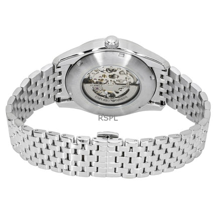 Montre homme Emporio Armani AR60091 en acier inoxydable, cadran squelette vert, automatique